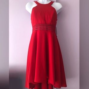 Jodi Kristopher Hi-Low RED Dress, Size 3 (Juniors)